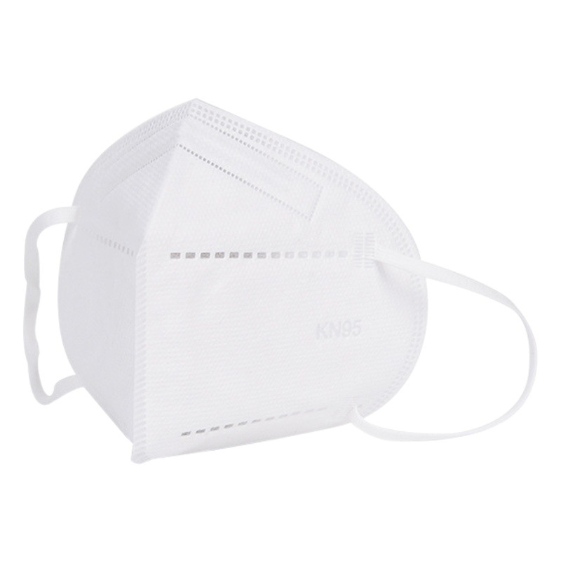 KN95 meltblown máscara de tela anti-polvo Bloqueo de espuma 3D tridimensional de 5 capas máscara protectora en stock al por mayor de adultos