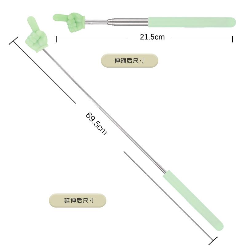 伸縮指の読書棒は指を読んで伸縮して棒を読んで教鞭の指棒の教師用の教育棒を読みます。
