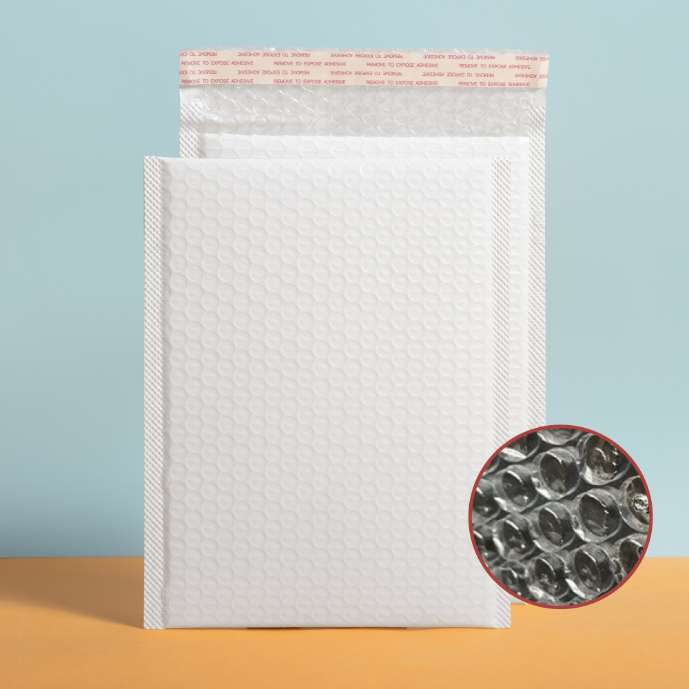 Bolsa de burbujas de película coextrudida personalizada pequeña impresión de logotipo de lotes bolsas de burbujas antichoque engrosado bolsa expreso personalizada