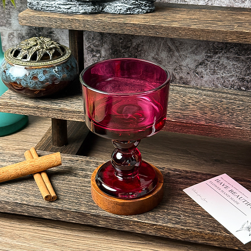 【整件批发】小众设计复古高脚杯香槟杯中古酒杯果汁杯威士忌杯|undefined