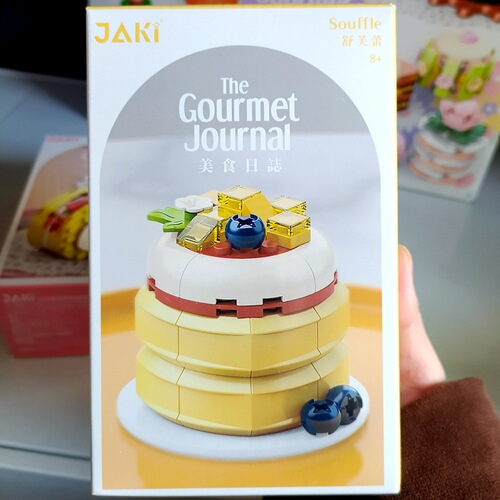 Jiaqi 5630 assembled building blocks pastry set cake blueberry tiramisu assembly model toy children's gift