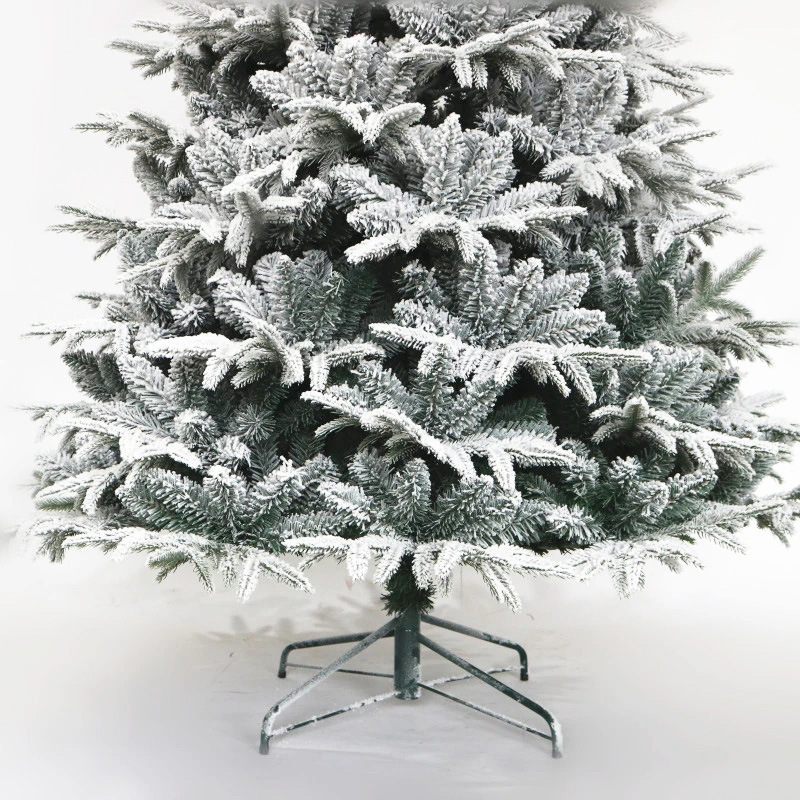 降雪クリスマス新しいPE混合PVC植毛少量雪クリスマスツリー工場クリスマス装飾クリスマス微雪ツリー|undefined