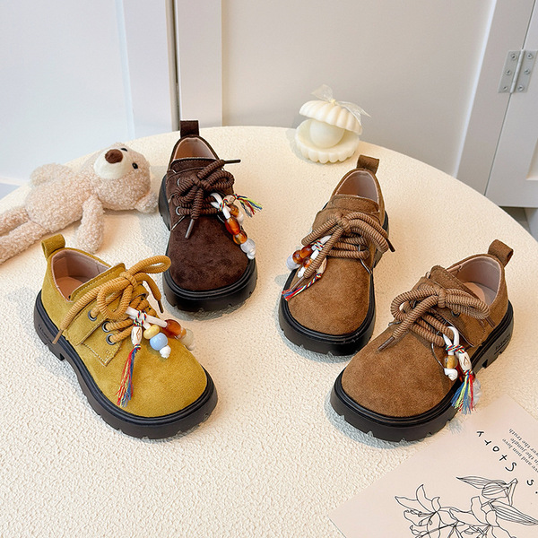 Retro suede autumn shoes
