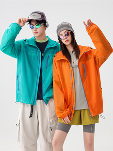 Summer Couple Sports Sun Protection Jacket 2025 New Outdoor Thin Anti-Uv Ice Silk Hooded Skin Jacket