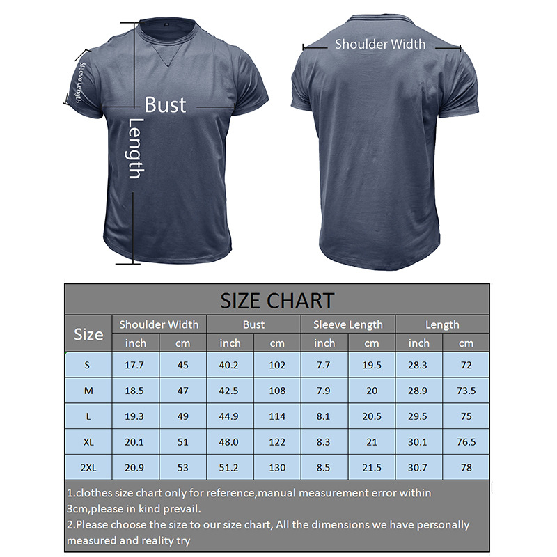 Men's Solid Colour Round Neck Short Sleeve T-shirt Summer Top_voghion.com