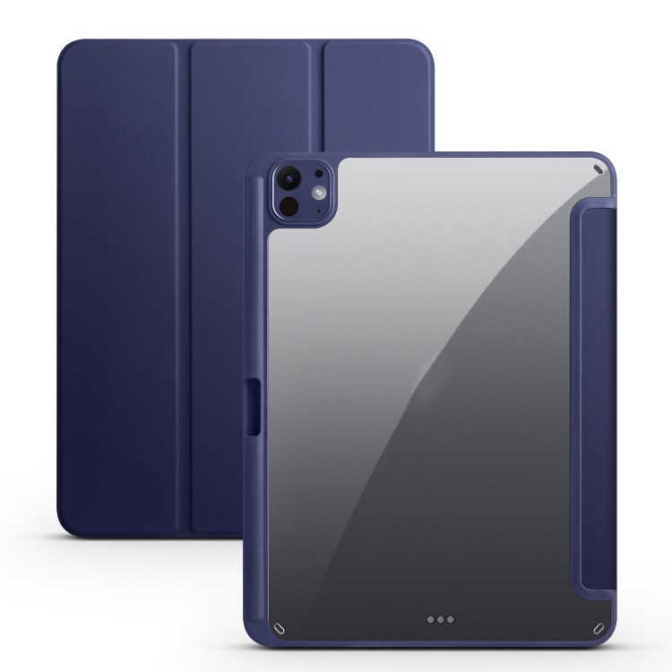 Funda para iPad Pro 11 2024 acrílico triple tableta inteligente