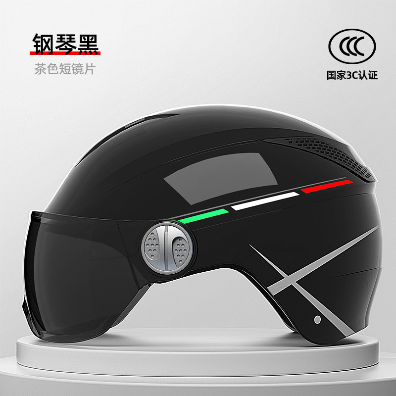 [Personalizado] Casco de motocicleta certificado 3C para vehículos eléctricos, casco transpirable unisex para adultos de verano.