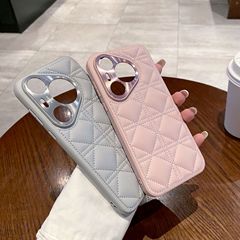 適用華為Pura70PRO小香風高檔奢侈格紋 P70Ultra鋁合金鏡頭框保護