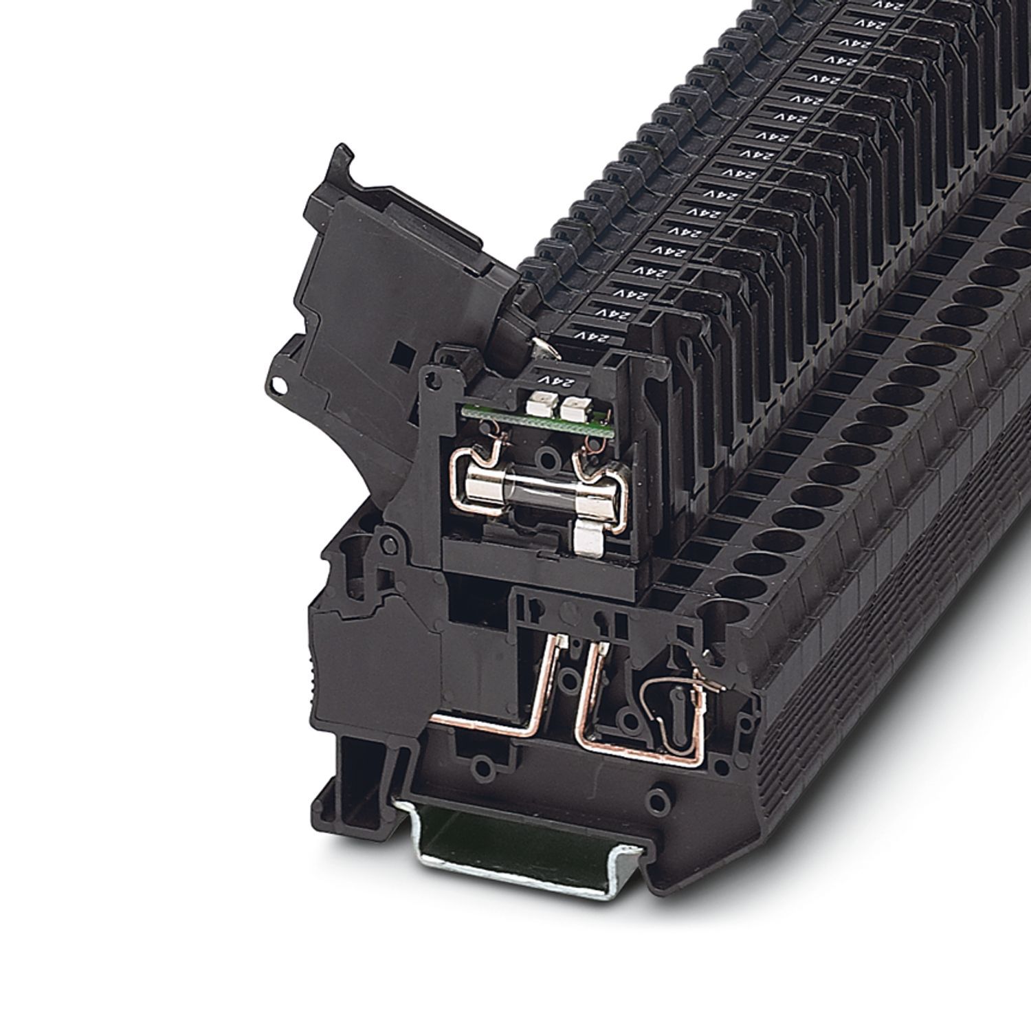 菲尼克斯保险丝接线端子 ST 4-HESILED 24 (5X20) - 3036547