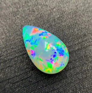 Wholesale natural African opal bare stone ring surface can be inlaid ring pendant fire color gorgeous support re-inspection