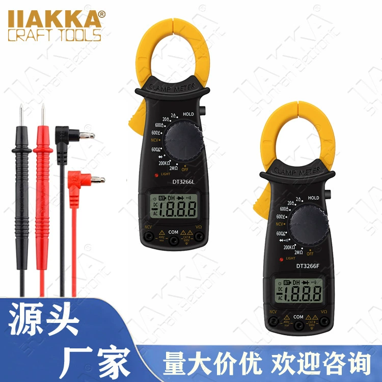 Цифровой токо- и напряжиметр-клещи Cross-border DT3266L+ с цифровым дисплеем VL3266F для международной торговли