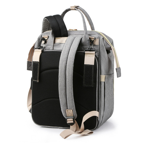 Cross-border all-in-one bed bag, mommy bag, multi-functional mother and baby bag, fashionable large-capacity portable lady's mother bag when going out