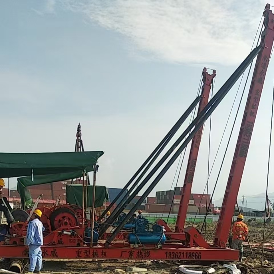 冲孔打桩机出口布基纳法索冲击钻机厂家