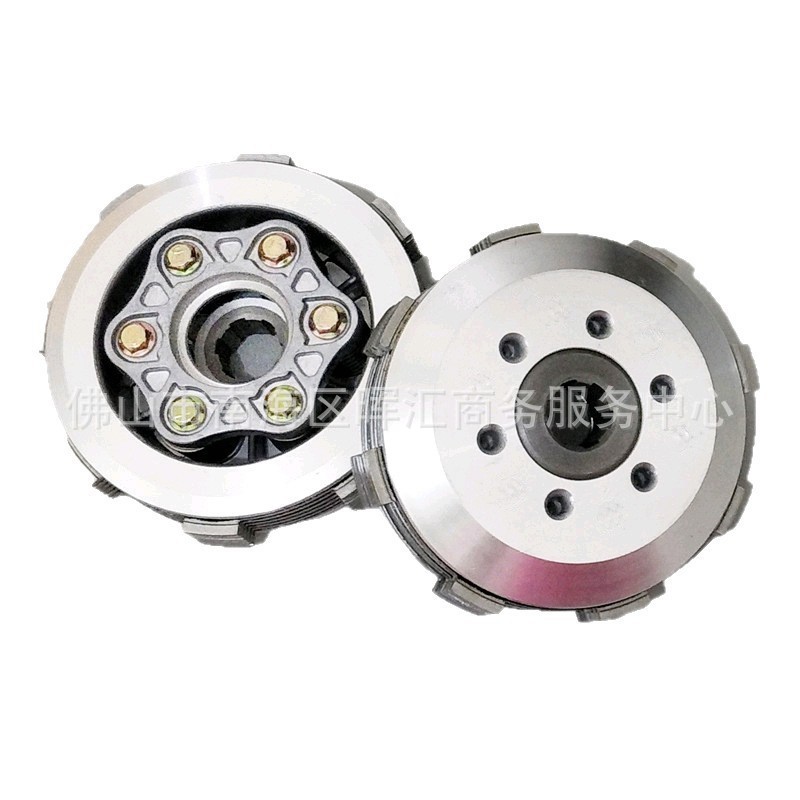 Zongshen three-wheeled motorcycle parts, Xiaogu assembly clutch CG200, widened 6 plates, 150FT125
