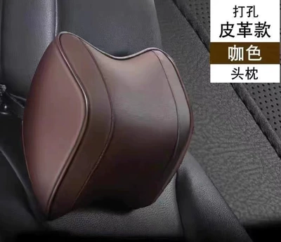 Cushion Car Pillow Memory Foam | Headrest - coffee-headrest