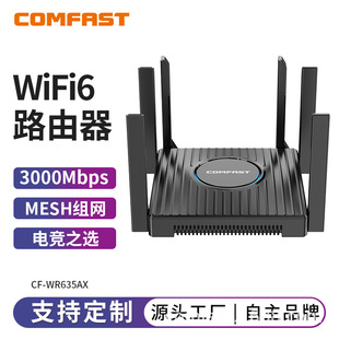 Comfast Cf-Wr635Ax Top Wifi6 Wireless Router Full Gigabit Port Wifi Wall Penetration King