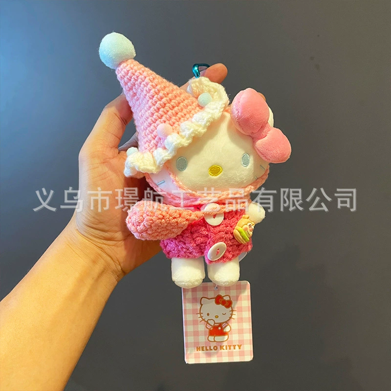 Hello Kitty, Hello Kitty, подлинная милая мультяшная подвеска, плюшевая кукла, брелок, подарок на день рождения