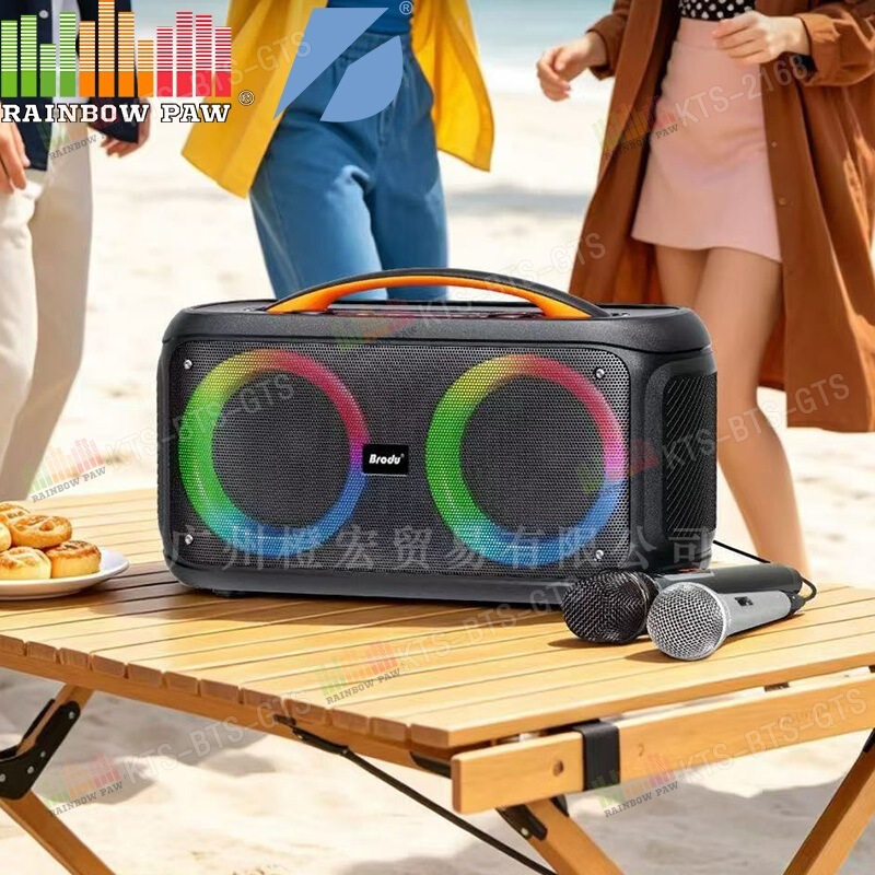 BTS KTS GTS factory wholesale BTS-2492 dual 6.5inch wireless Bluetooth speaker BTS KTS GTS factory wholesale BTS-2492 dual 6.5inch wireless Bluetooth speaker