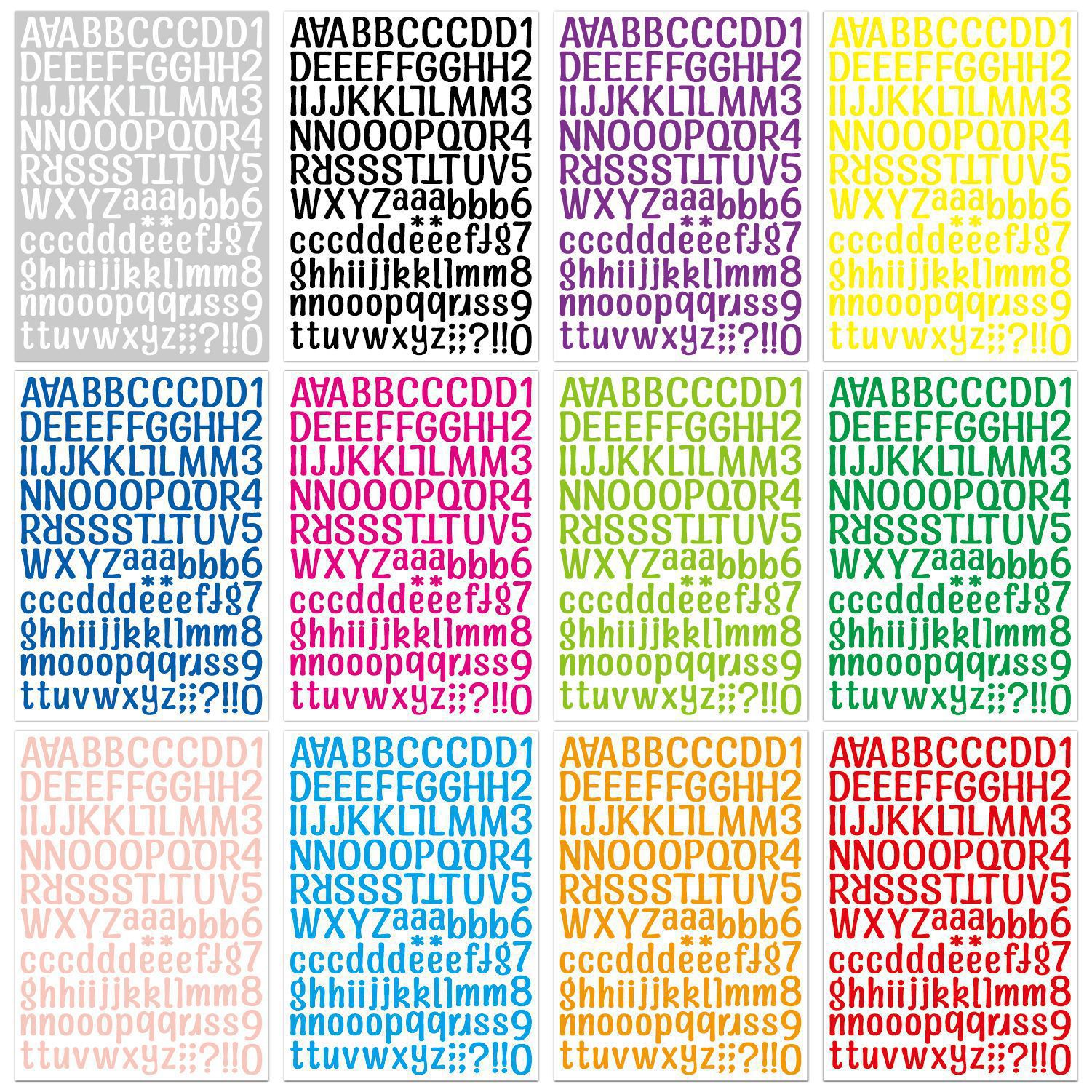 A4字母数字贴-05