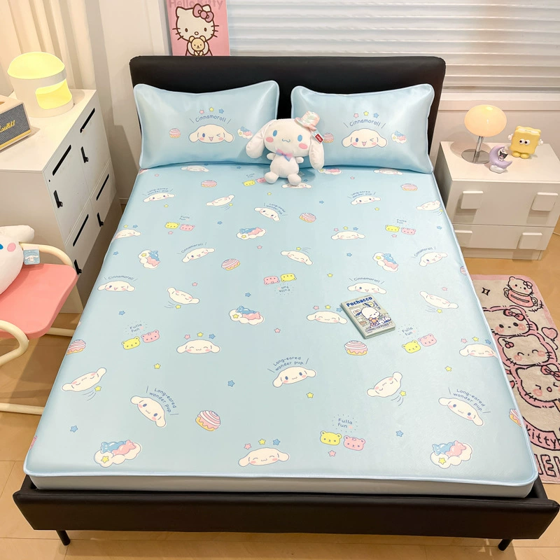 Sanrio, шелковистый мат, летний комплект, детский лист, набор из 3 шт.