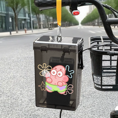 Other Electric Vehicle Accessories, Storage Box - black-yellow-webbing-hook-bubble-blower-star