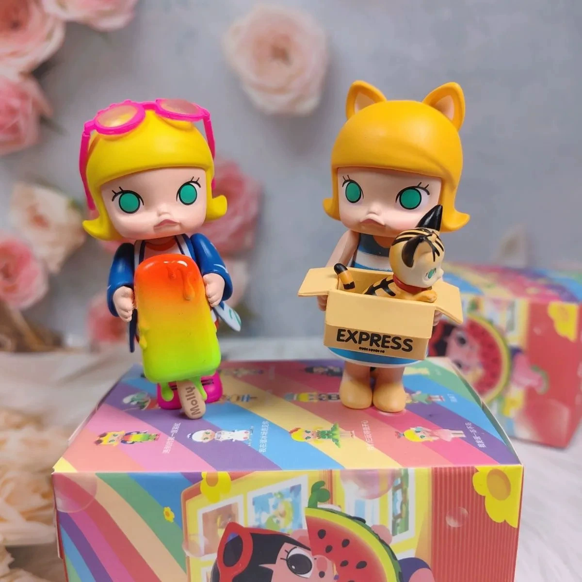 Bubble/Matt Blind Box Molly Моя детская серия Blind Box ручные фигуры стильные игрушки украшения подарки