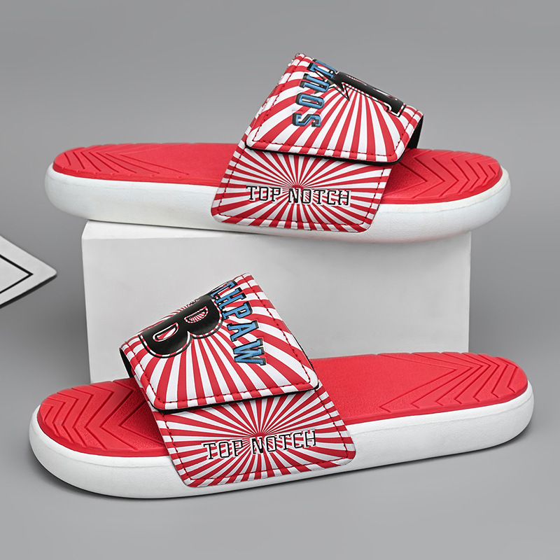 外着屋外スリッパ男性一字引き夏サンダル滑り止め欧米トレンド男性スリッパslippers|undefined