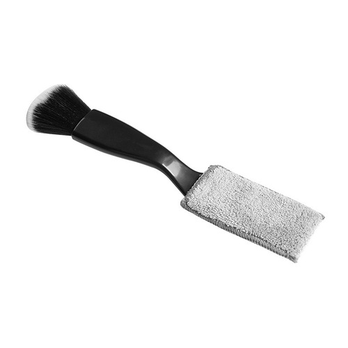 Multifunctional double-head gap brush for cars, car air conditioning outlet cleaning brush, keyboard brush, blind dust removal brush
