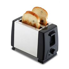 家用不锈钢烤面包机 双槽多士炉全自动迷你早餐土吐司2片加热神器