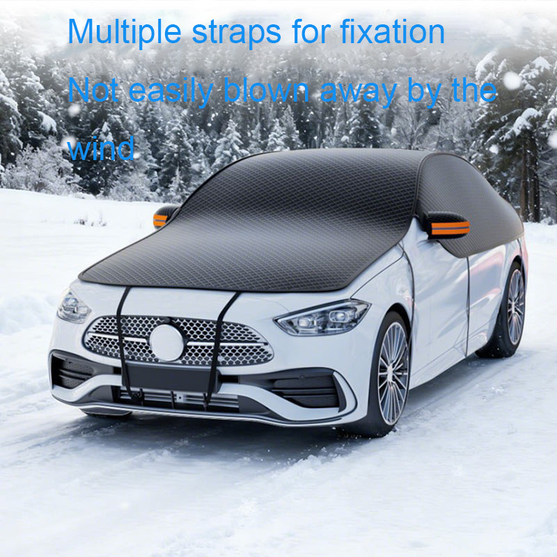 Car Cover Waterproof Oxford Cloth Car Cover Universal Type Sun Protection Sunshade Frost Protection Half Cover Car Cover Snow Protection Cover