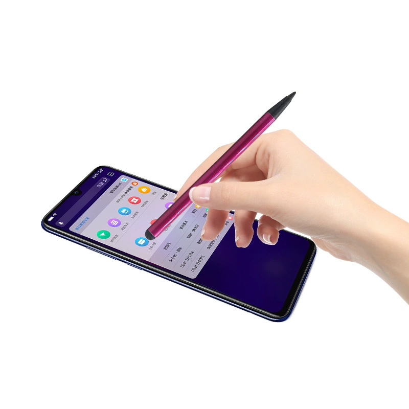 D simple dual-purpose touch screen pen, resistance capacitance pen, mobile phone stylus touch metal aluminum tube pen