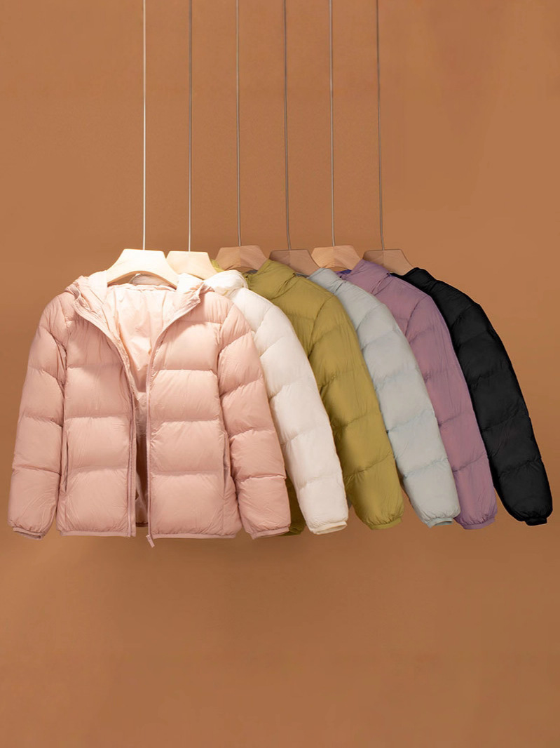 Children's down jacket with hood