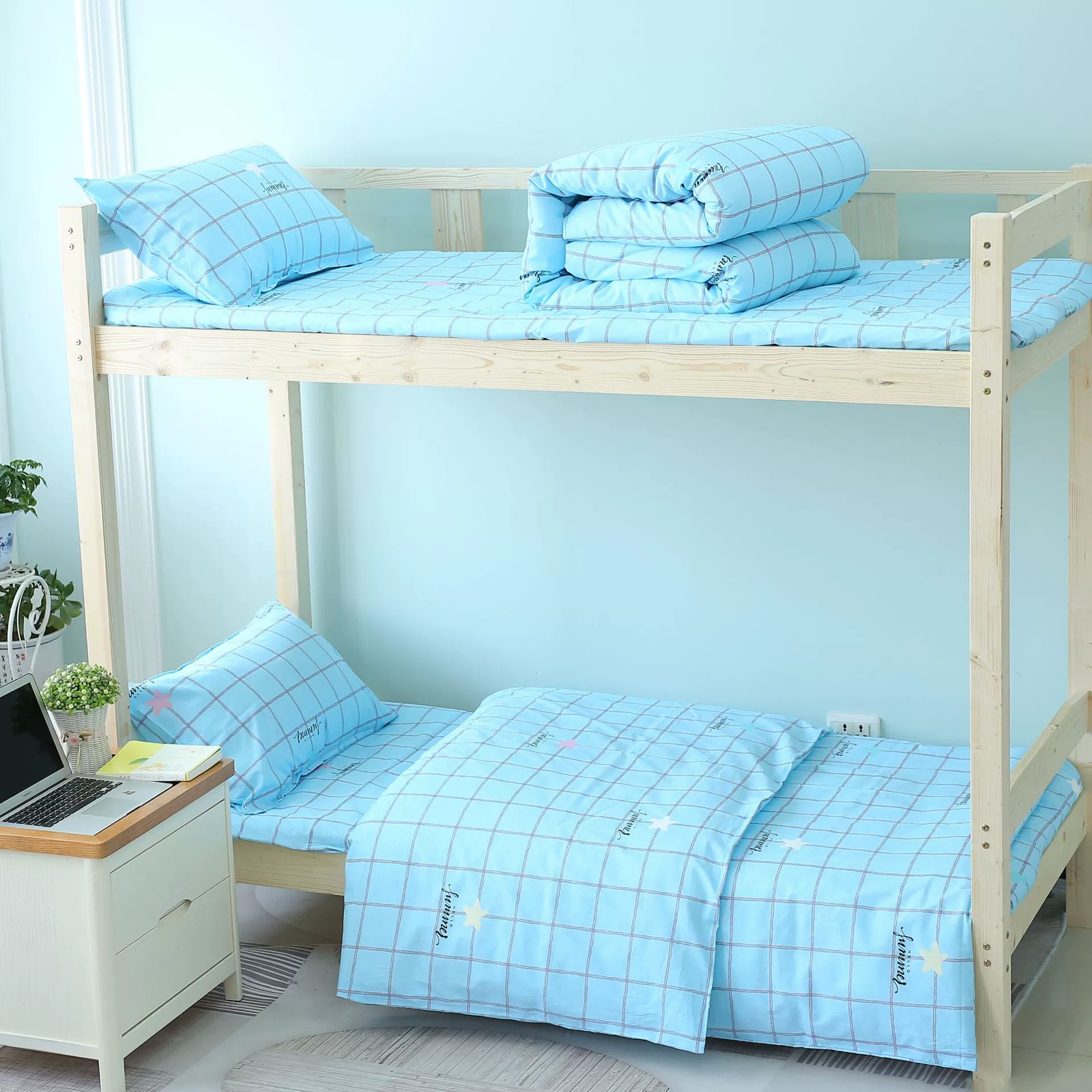 Bedspread for elementary school students, set, mattress, duvet, 3 piece set, bedding, wholesale