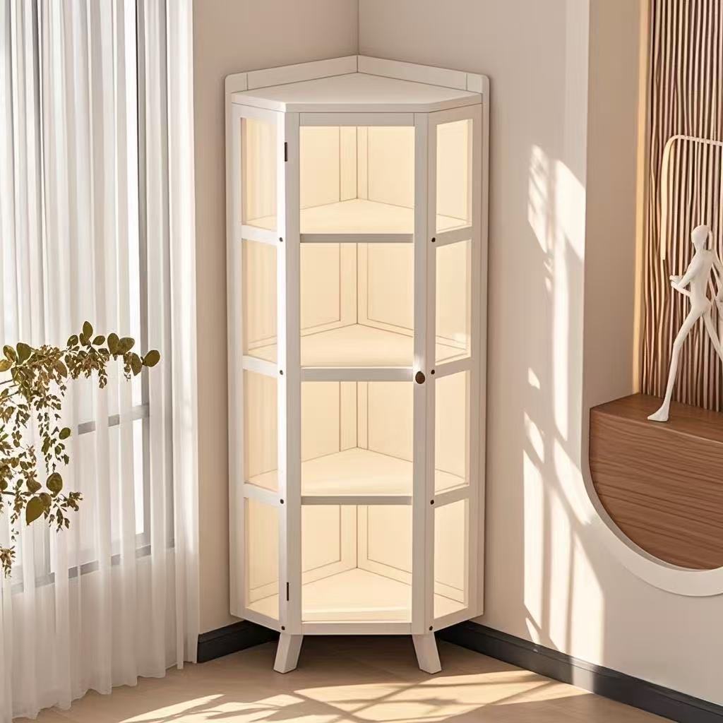 转角柜餐厅角落柜墙边三角柜边角置物柜客厅卧室墙角拐角落地收纳