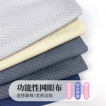 后整理滴塑防滑鸟眼布沙发坐垫床垫功能性网眼布批发网孔网格小眼