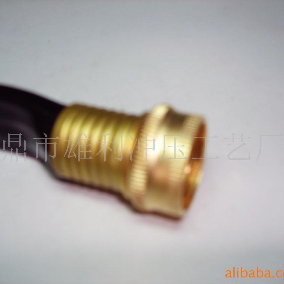 厂家供应 三孔管接头 铜接头加工 扁带接头 花园农业灌溉接头