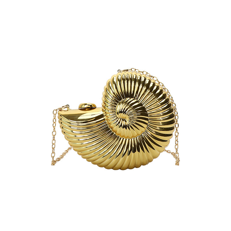 Cross-border Trendy Niche Design Conch Bag Women's 2024 New Unique Acrylic Bag Fashionable Shoulder Crossbody Bag