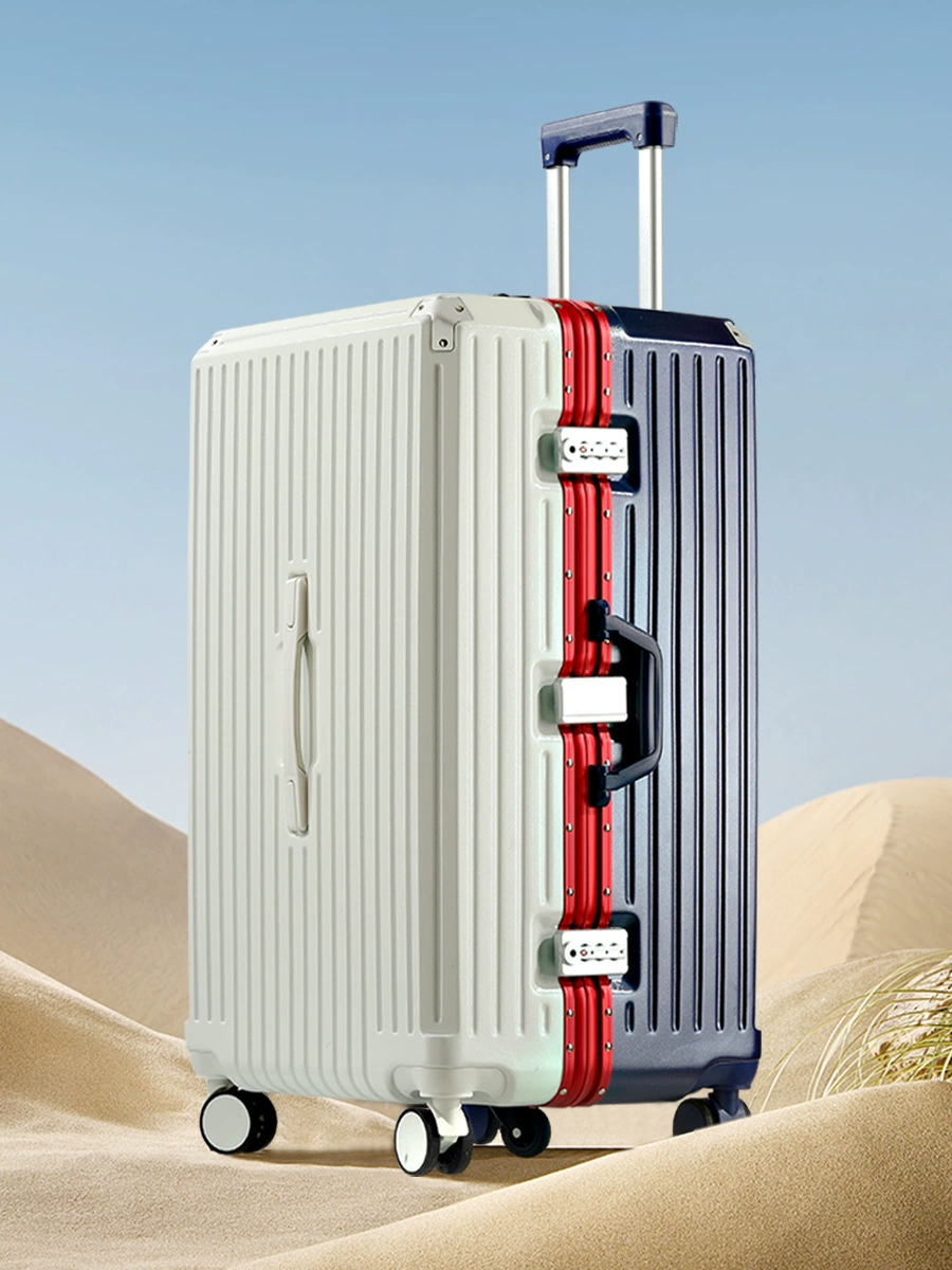 Большой вместительный чемодан высокого качества для мужчин и женщин, увеличенная толщина