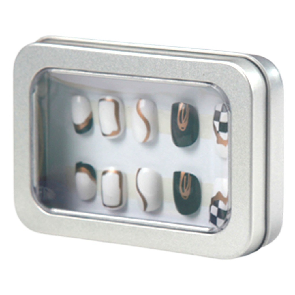 Fabricante de cajas para discos USB, caja de metal mate para guardar esmalte de uñas, venta al por mayor, personalización de cajas metálicas para almacenamiento de esmalte de uñas