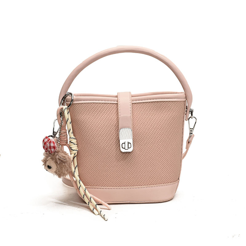 Comercio exterior transfronterizo retro bolso de cubo de mano de color 2025 nuevo nicho de alto nivel simple hombro bolso de mujer image 15
