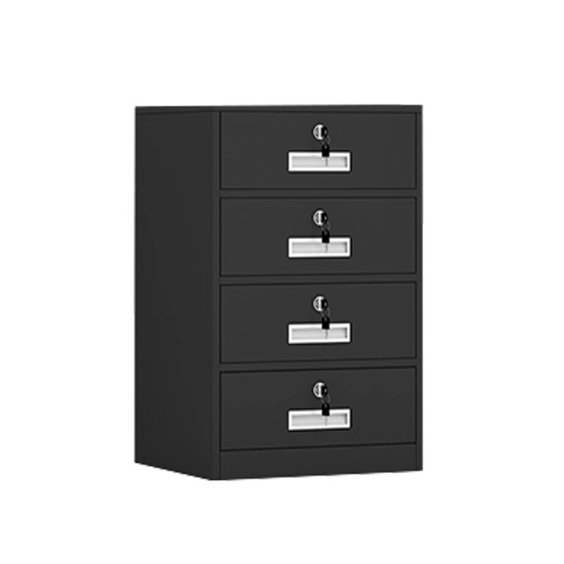 事務室の机の下の書類棚に鍵がついています。|undefined