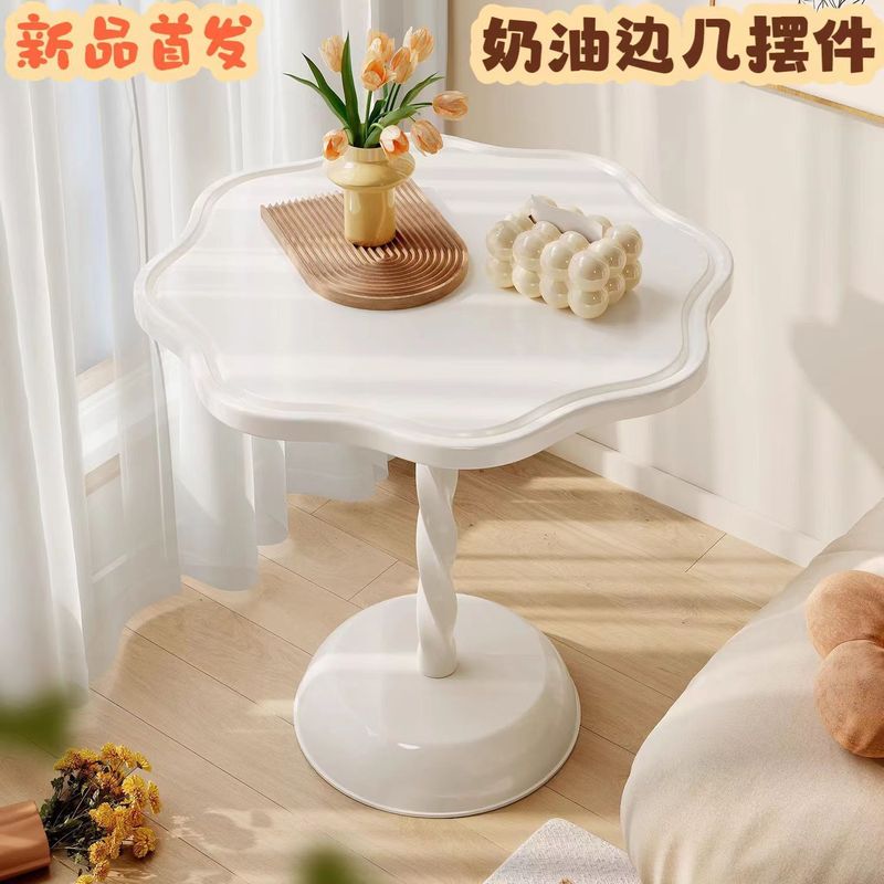 小茶几ins风床头柜花朵边几可移动角几阳台小圆桌家用小茶桌工厂|undefined