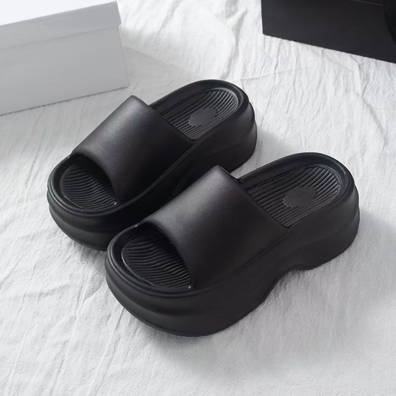 Thick-Soled Height-Increasing Slippers for Women, Summer 2026 New Model, Non-Slip Outdoor Beach High-Heeled Sandals Wholesale