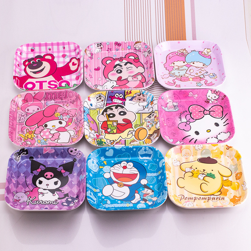 New Cartoon melamine Small Plate Imitation Ceramic Snack Cake Plate Sanrio Cute Kt Cat Snack Fruit New Cartoon melamine Small Plate Imitation Ceramic Snack Cake Plate Sanrio Cute Kt Cat Snack Fruit