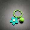 Japanese small bell, keychain, Korean style, flowered