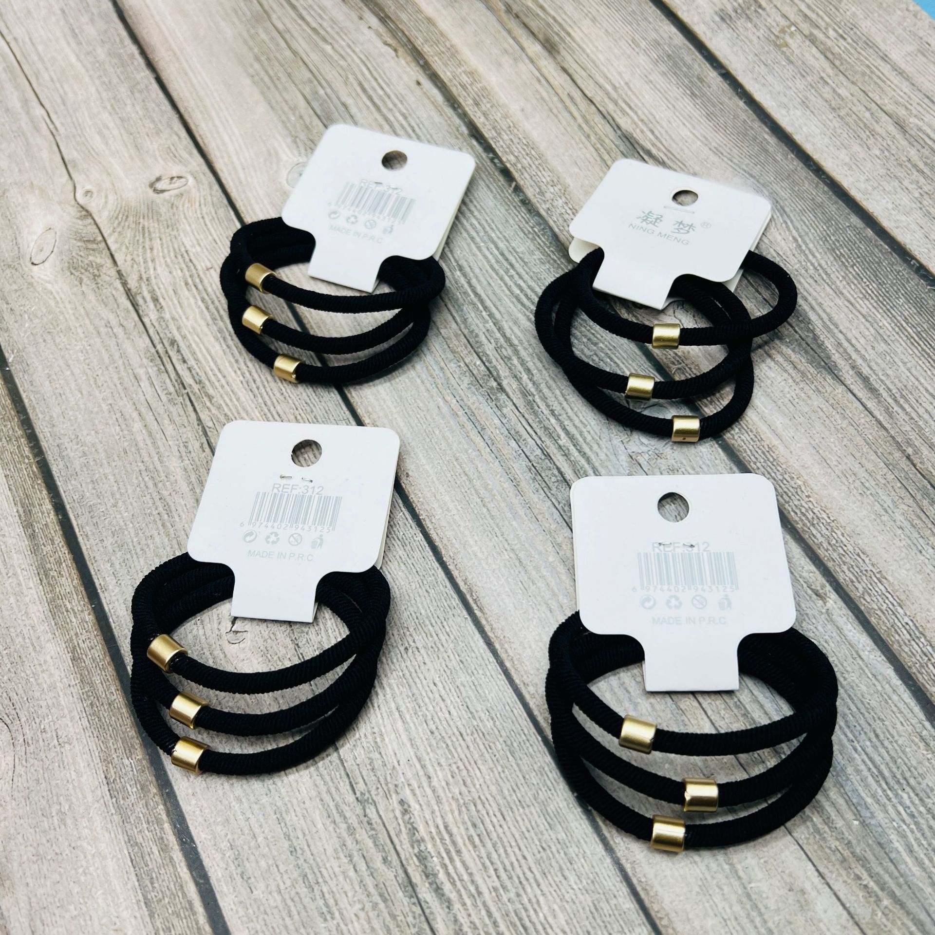 Gomas para el pelo coreanas – alta elasticidad, 8 unidades por pack, calidad económica