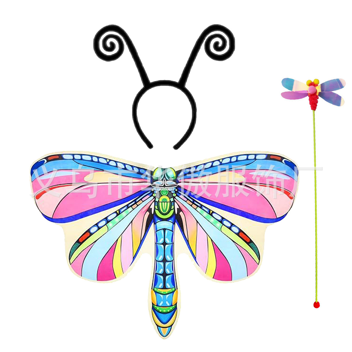 날개 2개 + 머리띠 + 마술 지팡이