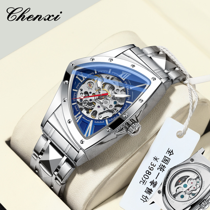 Dawn Watch Men's Watch Mechanical Watch New Hollow Men's Luminous Waterproof Watch Personality Source Factory Wholesale Dawn Watch Men's Watch Mechanical Watch New Hollow Men's Luminous Waterproof Watch Personality Source Factory Wholesale