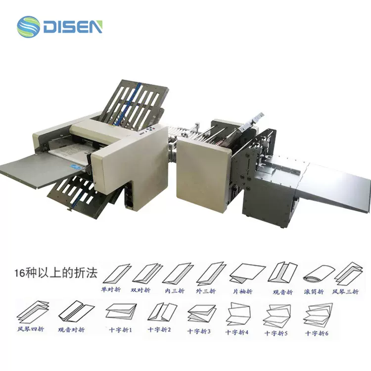 多功能内外折风琴折自动折叠机折纸机分页机小纸十字折页机说明书