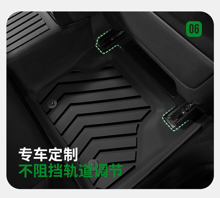Suitable for Audi Tpe Car Floor Mats A6La4Lq5La3A5La7L Two- and Three-Box Models Q3Q6Lq5Q7Q8 Car Floor Mats E
